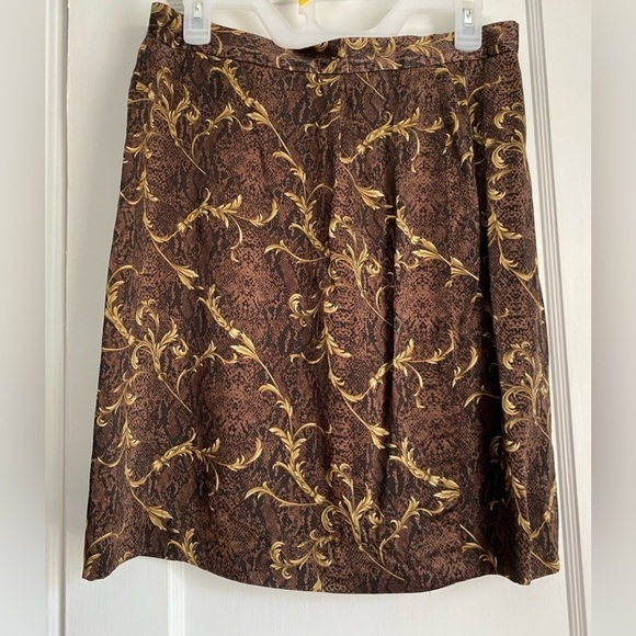 Valerie Stevens Pure Silk lined Faux Wrap Mini Skirt, Size: 14 P - Picture 1 of 8